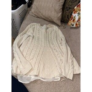 Cabi Creme Sweater Long Sleeve Top